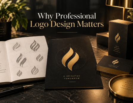 Professional logo design for small business branding