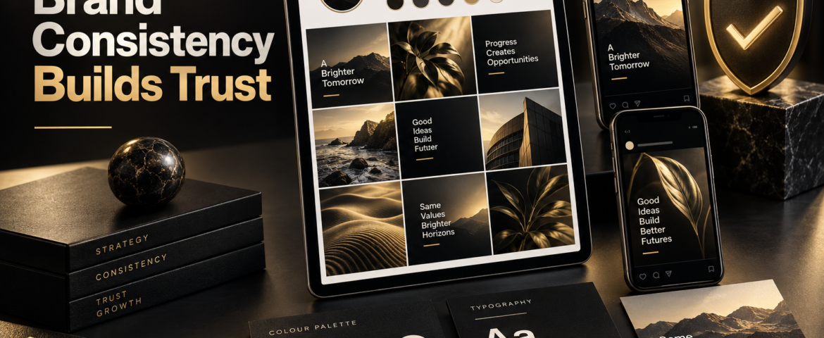Brand consistency on social media builds customer trust