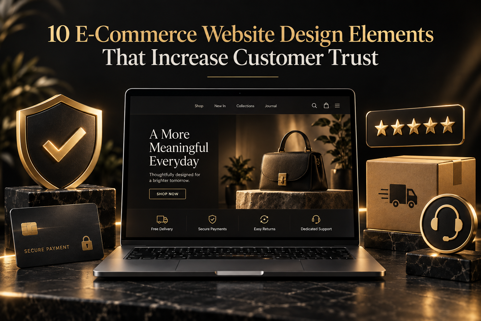 E-commerce website design elements that increase customer trust