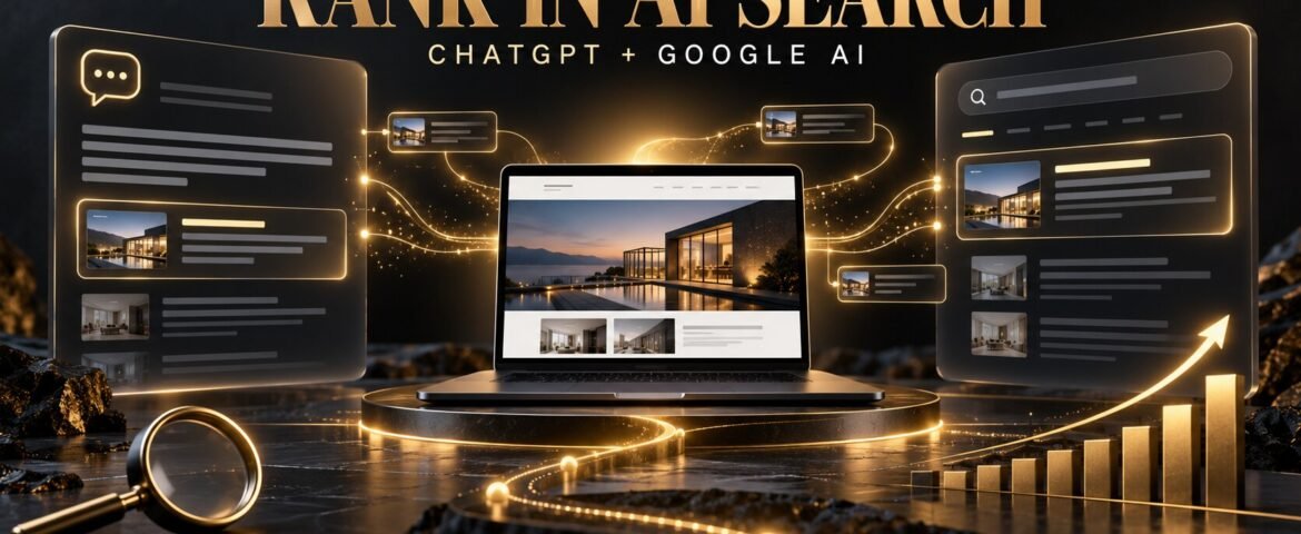 Business website gaining visibility in ChatGPT and Google AI search results